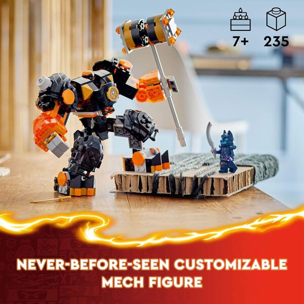 LEGO® Ninjago® - Robotul stihie de pamant al lui Cole 71806, 235 piese